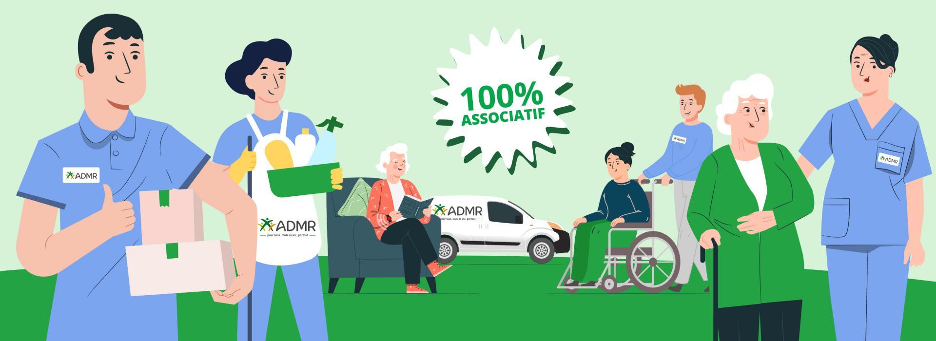 L'ADMR vous simplifie la vie : Garde d'enfants, soins infirmiers, petits bricolage, ...